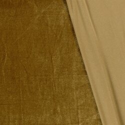 Stretch velvet *Marie* - mustard