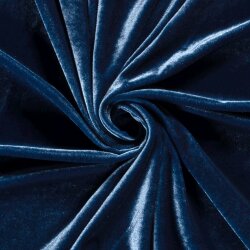 Stretch velvet *Marie* - royal blue
