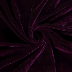 Velours extensible *Marie* - canneberge