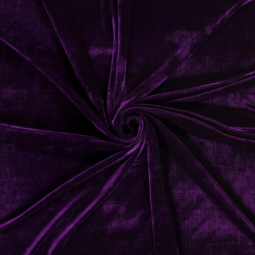 Stretch Velvet *Marie* - paars