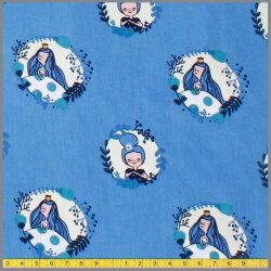 Cotton princesses sapphire blue