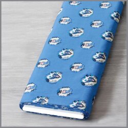 Cotton princesses sapphire blue