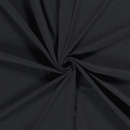Cotton jersey *Marie* dark blue mottled
