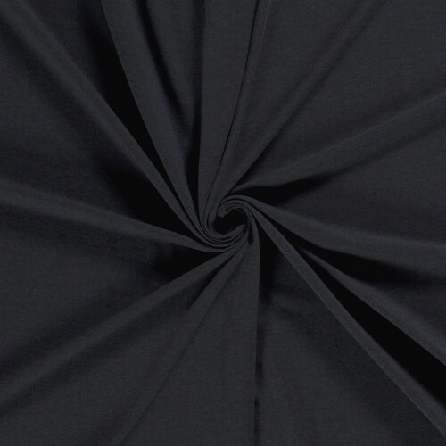 Jersey di cotone *Marie* blu scuro screziato