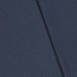 Jersey de coton *Marie* bleu jean chiné
