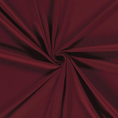 Jersey de algodón *Marie* - rojo cereza oscuro