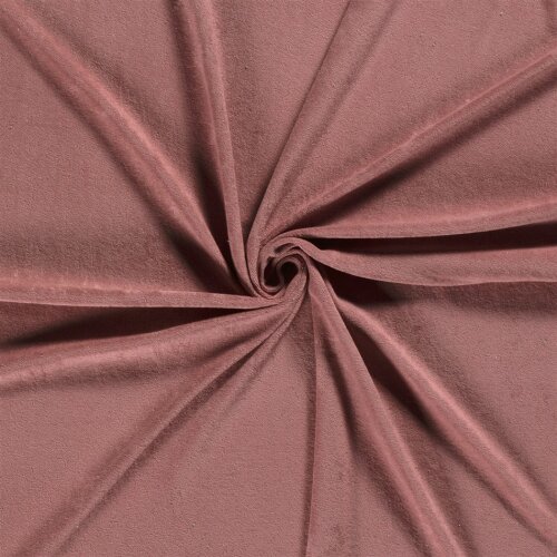 Stretch badstof *Marie* - donker antiek roze