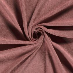 Stretch terry cloth *Marie* - dark antique pink