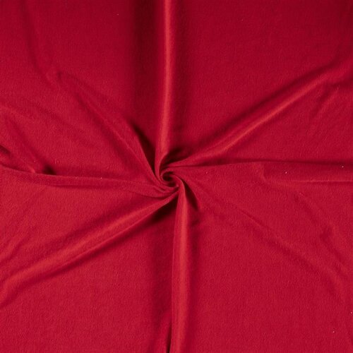 Stretch terry cloth *Marie* - strawberry red
