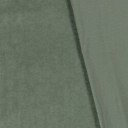 Stretch terry cloth *Marie* - dark old mint