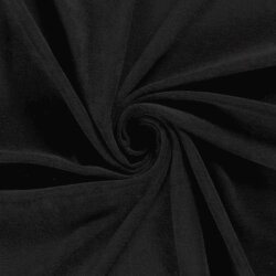 Stretch terry cloth *Marie* - black