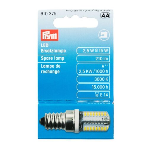LED Lampe fuer Naehmaschine 2,5 W Schraub